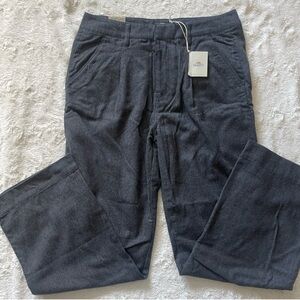 Womens Faherty Rory NWT Gray Pants Large